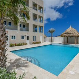 Swimming pool at Aruba Coco