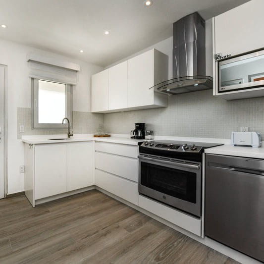 Palmtree penthouse kitchen