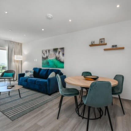 Ocean apartment living room