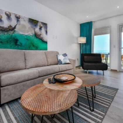 Palmtree penthouse living area